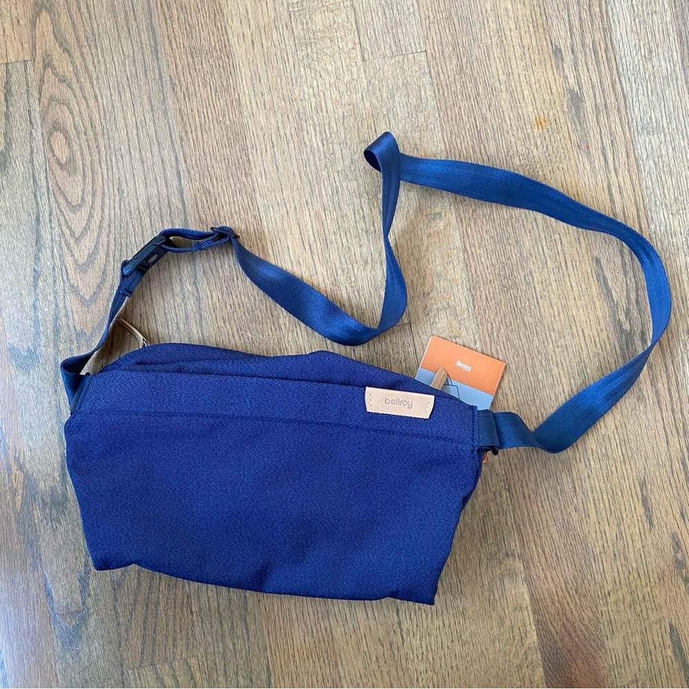NWT Bellroy Sling Bag: Nylon, Ink Blue
